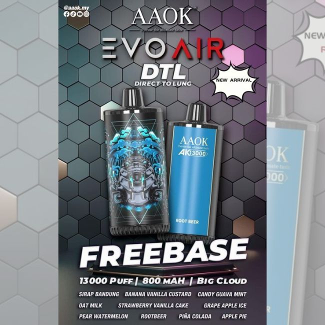 AAOK Evo Air 13000 Puff - Vape Singapore SG Vape