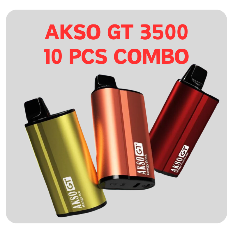 Akso Gt 3500 Puff 10 Pcs Combo - Vape Singapore SG Vape