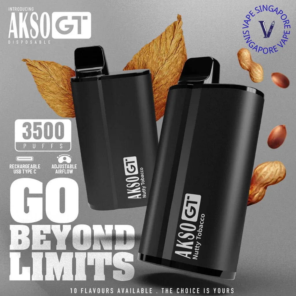 Akso Gt 3500 Puffs (Disposable Vape) - Vape Singapore SG Vape