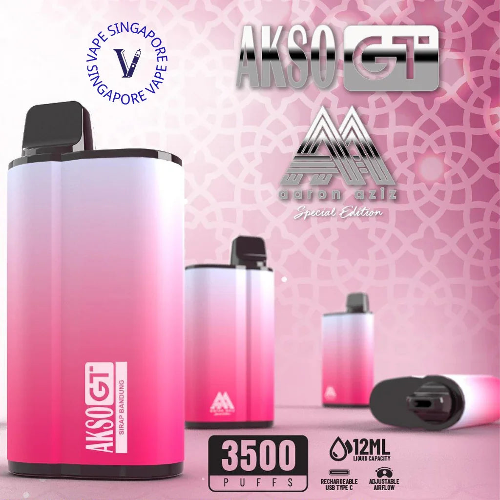 Akso Gt 3500 Puffs (Disposable Vape) - Vape Singapore SG Vape