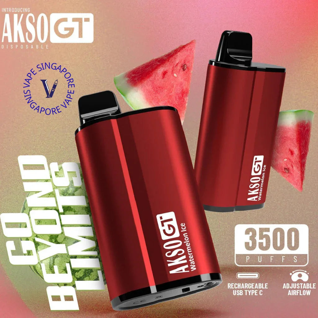 Akso Gt 3500 Puffs (Disposable Vape) - Vape Singapore SG Vape