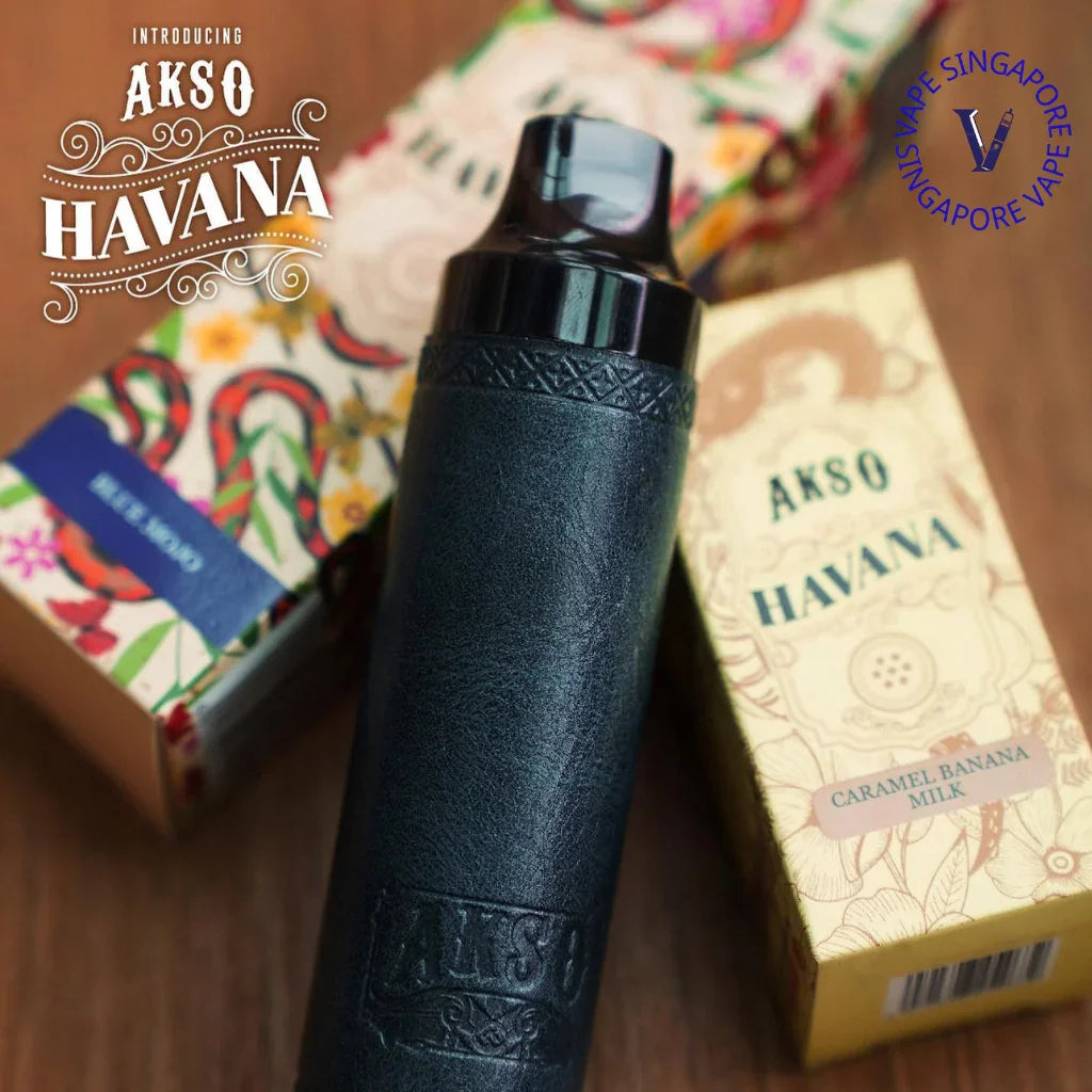 HCigar AKSO HAVANA Pre-fill Pod Kit 600mAh - Vape Singapore SG Vape