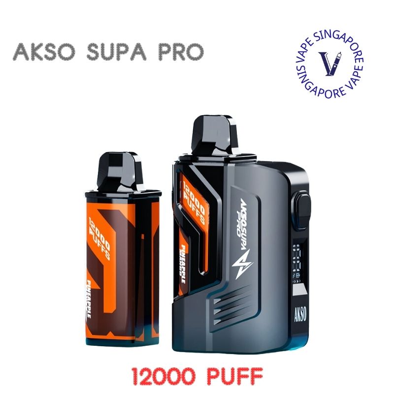 Akso Supa Pro Kit 12000 Puff - Vape Singapore SG Vape