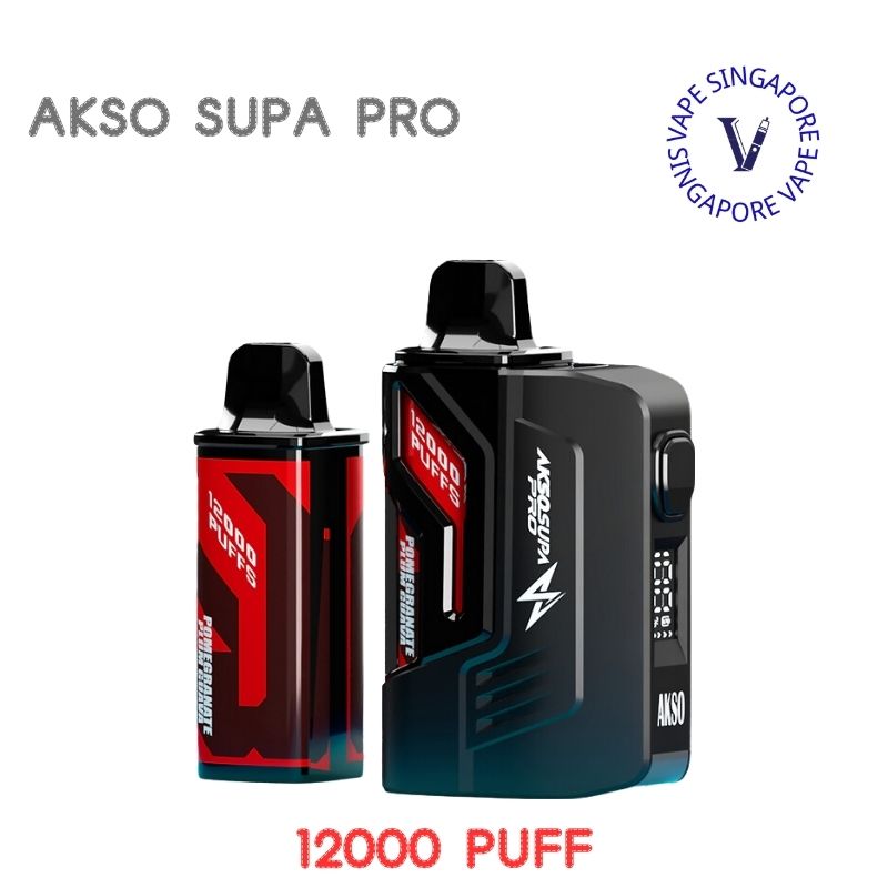 Akso Supa Pro Kit 12000 Puff - Vape Singapore SG Vape