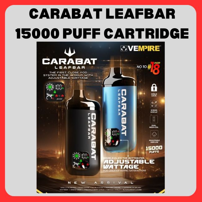 Carabat Leafbar 15000 Puff Cartridge (POD Only) - Vape Singapore SG Vape