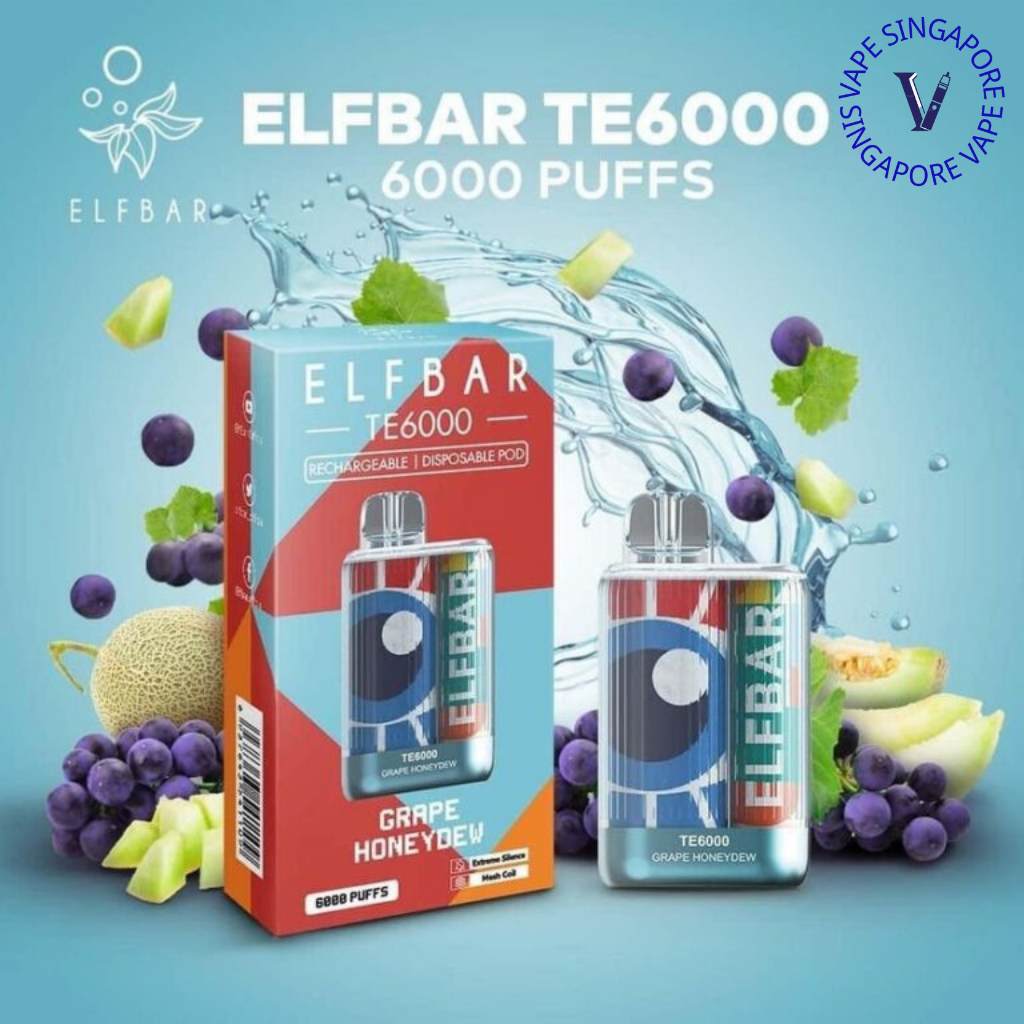 Elf Bar TE 6000 Puff (Elf Bar BC) - Vape Singapore SG Vape