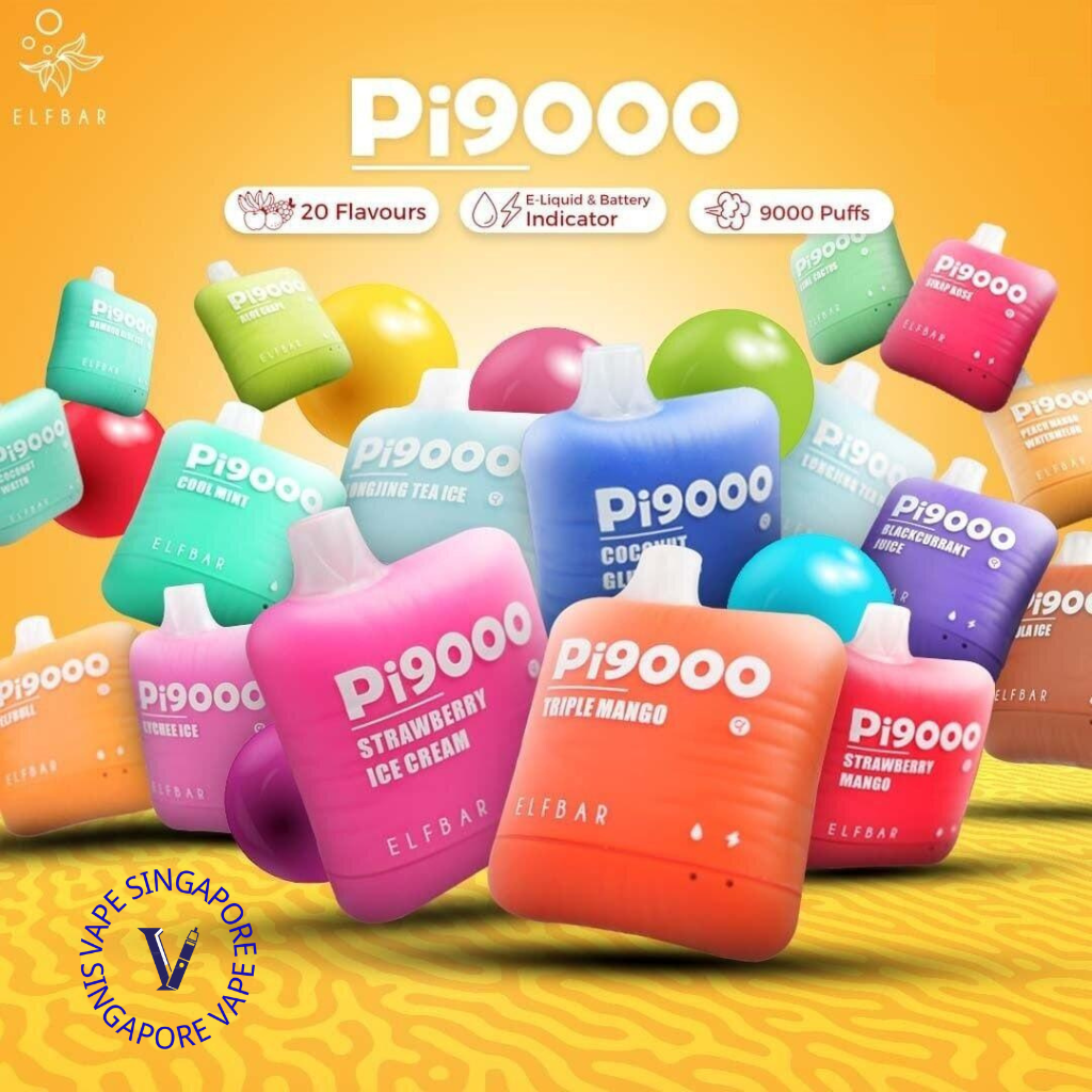 Elf Bar PI 9000 Puff Disposable Vape (Elf Bar BC) - Vape Singapore SG Vape
