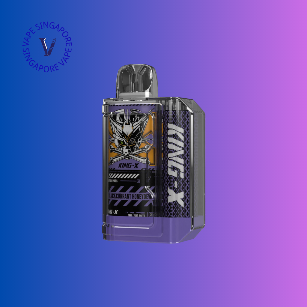 King X 7500 puff rechargeable disposable vape - Vape Singapore SG Vape