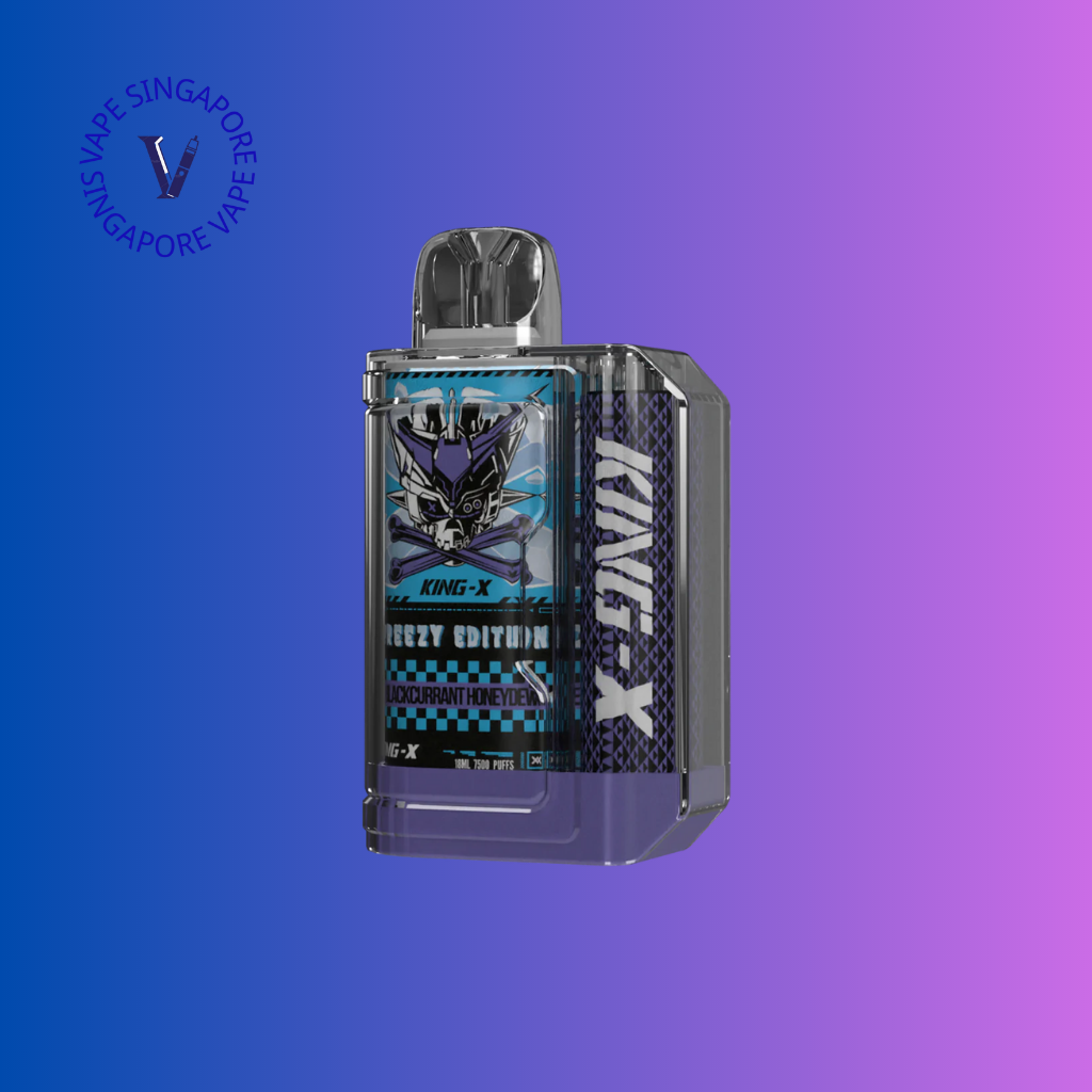 King X 7500 puff rechargeable disposable vape - Vape Singapore SG Vape