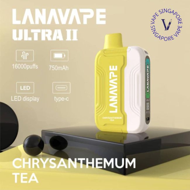 Lana Ultra II 16000 Puff (Starter Kit Set With Cartridge) - Vape Singapore SG Vape