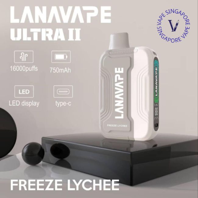 Lana Ultra II 16000 Puff (Starter Kit Set With Cartridge) - Vape Singapore SG Vape