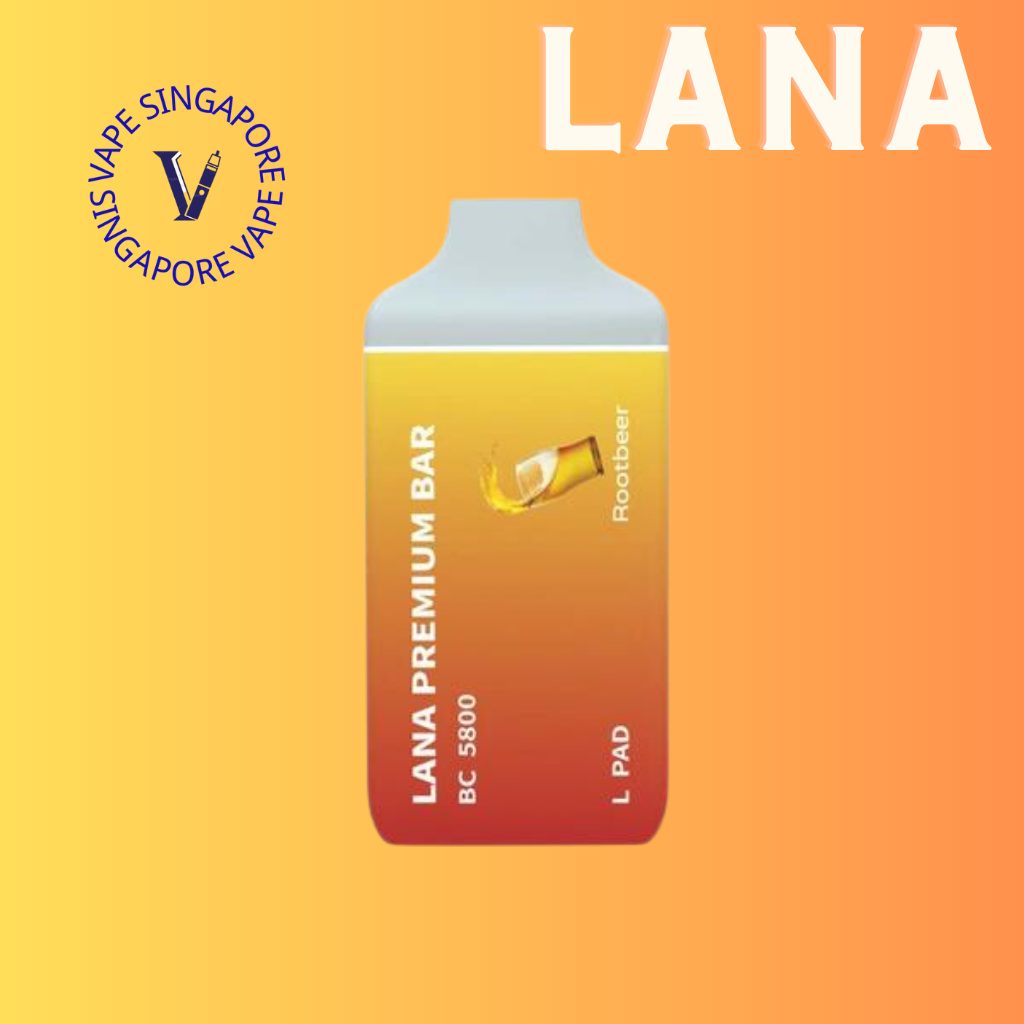 Lana Premium Bar 5800 puff disposable vape - Vape Singapore SG Vape
