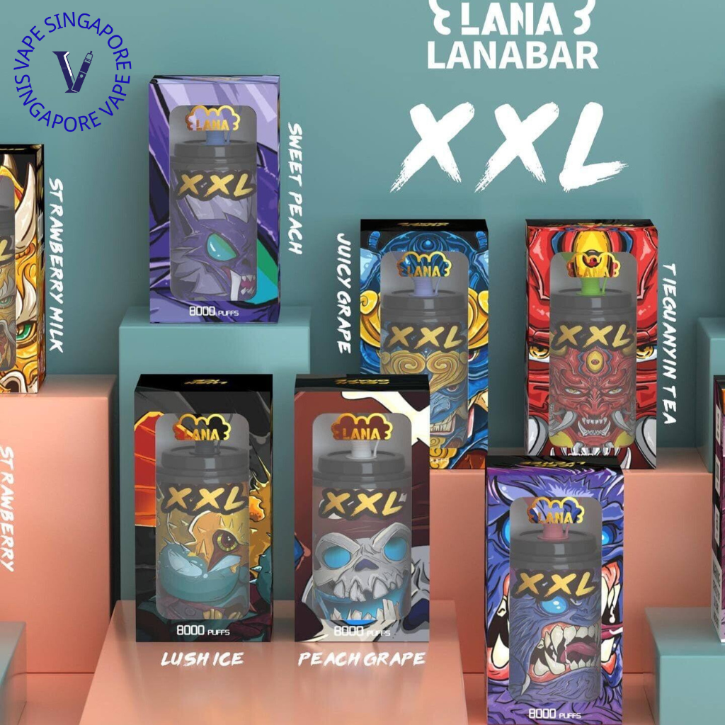 Lana Bar XXL 8000 puff disposable vape - Vape Singapore SG Vape