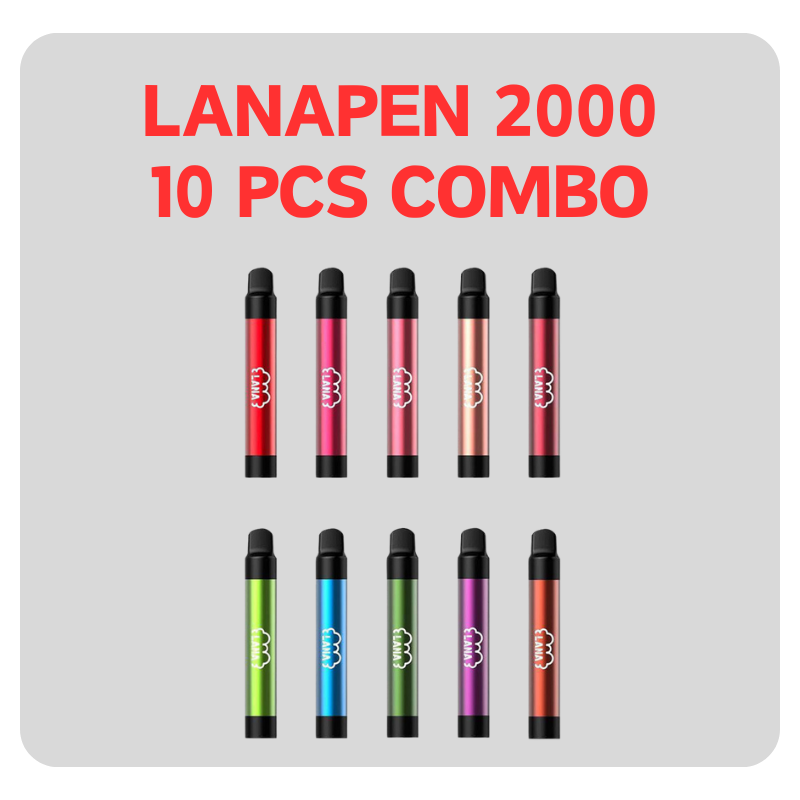 Lana Pen 2000 Puff 10 Pcs Combo - Vape Singapore SG Vape