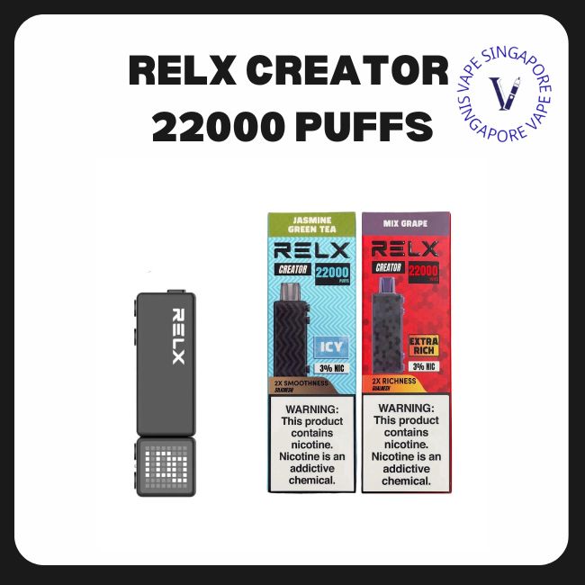Relx Creator 22000 Puffs - Vape Singapore SG Vape