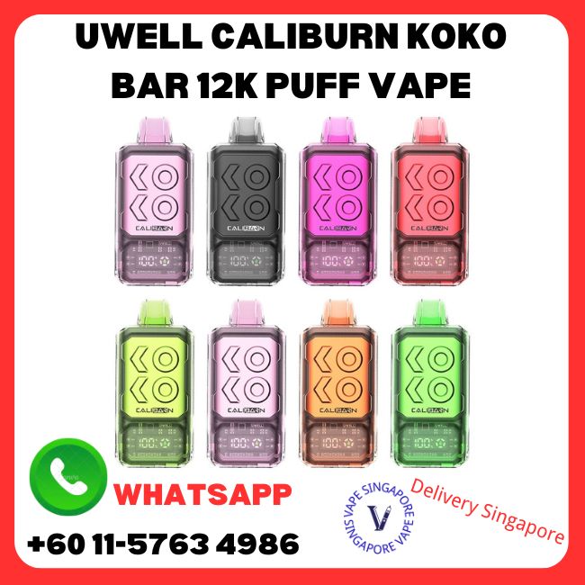Uwell Caliburn Koko Bar 12000 puff - Vape Singapore SG Vape