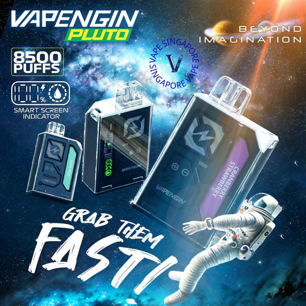Vapengin Pluto 8500 puff disposable vape - Vape Singapore SG Vape