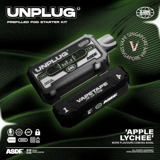 Vapetape Offgrid/Unplug Starter Kit 12000 Puff - Vape Singapore SG Vape