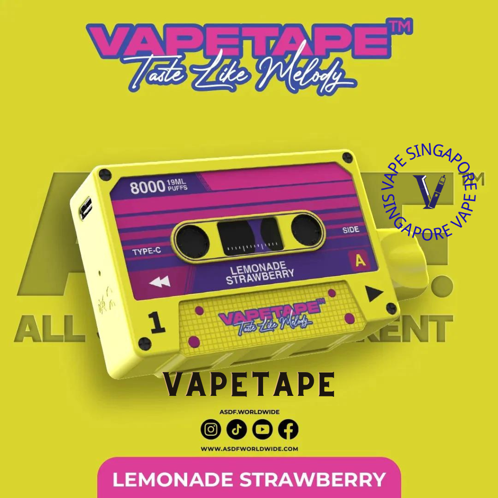 Vape Tape 8000 puff disposable vape - Vape Singapore SG Vape