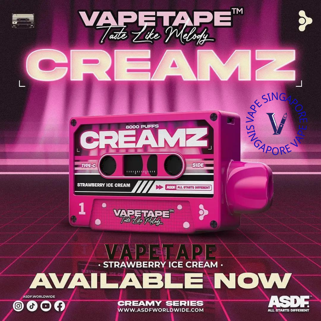 Vape Tape 8000 puff disposable vape - Vape Singapore SG Vape