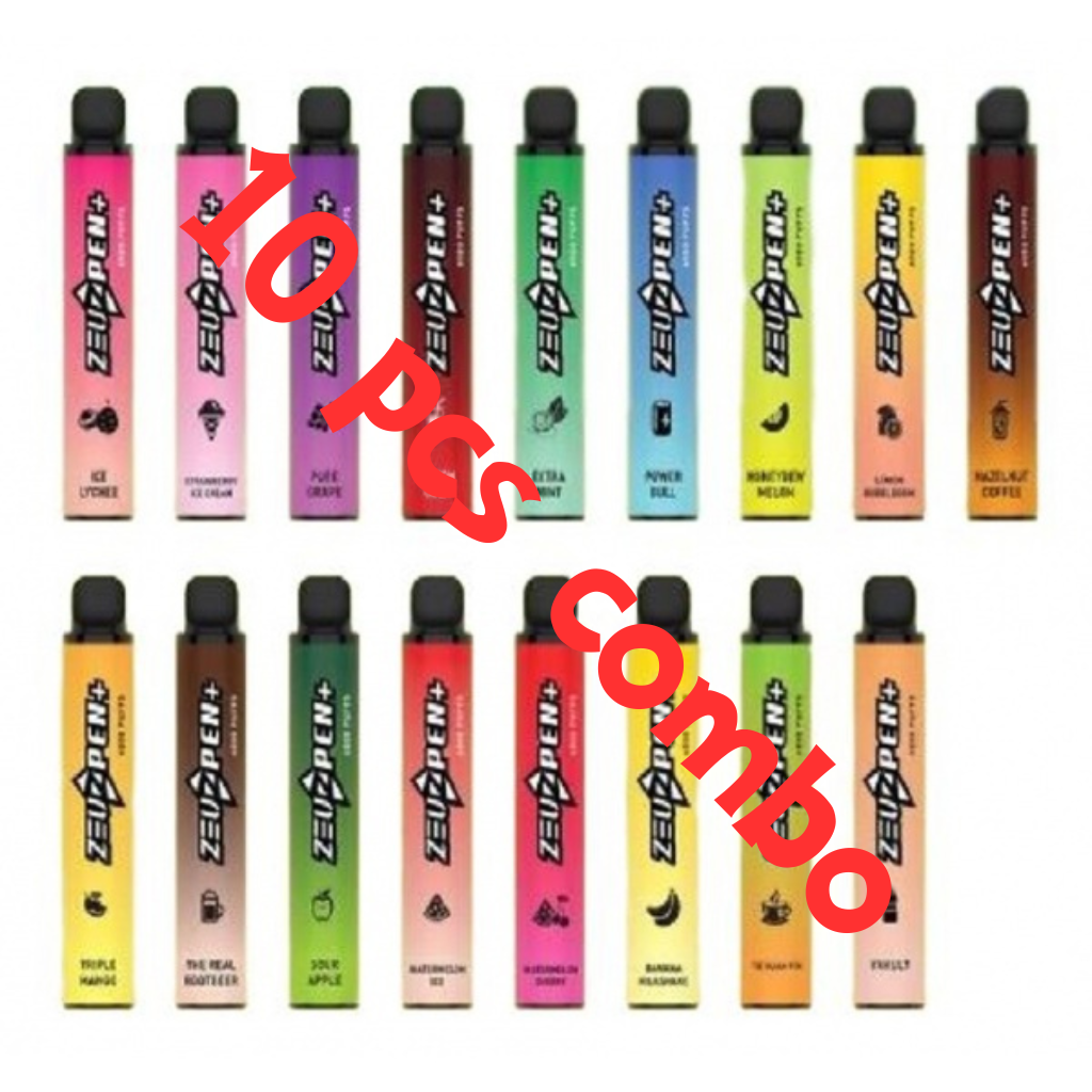 Zeuz Pen Plus 6000 Puff 10 Pcs Combo - Vape Singapore SG Vape